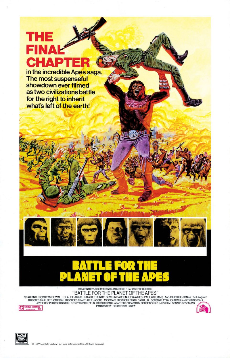 Illustration for article titled What your favorite Planet of the Apes movie says about you